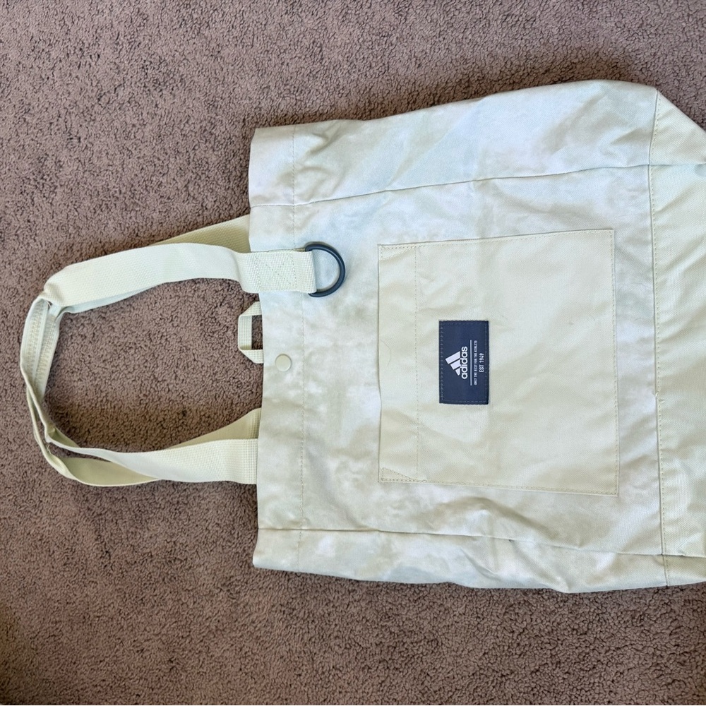 Adidas Light Green Tote Bag